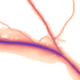 Daytime road noise heatmap for RG9 6AJ