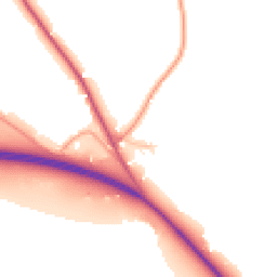 Daytime road noise heatmap for RG9 6AN