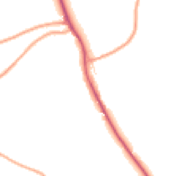 Daytime road noise heatmap for RG9 6AR