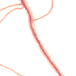 Daytime road noise heatmap for RG9 6AX