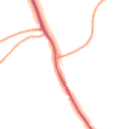 Daytime road noise heatmap for RG9 6BA