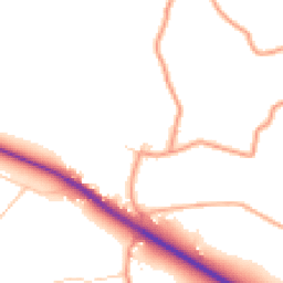 Daytime road noise heatmap for RG9 6BS