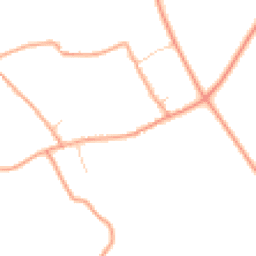 Daytime road noise heatmap for RG9 6PJ