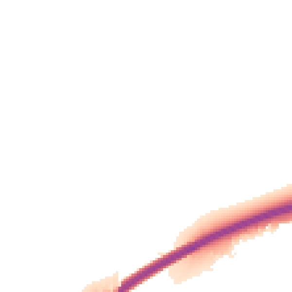 Night-time road noise heatmap for RH10 2AF