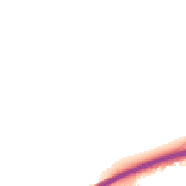 Night-time road noise heatmap for RH10 2AH