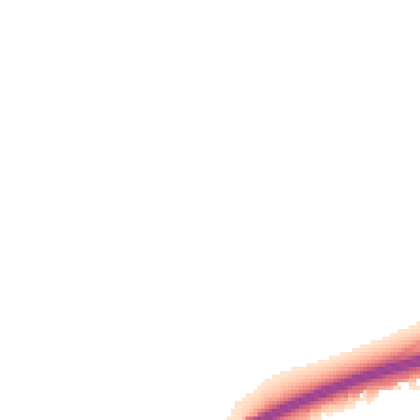 Night-time road noise heatmap for RH10 2AL