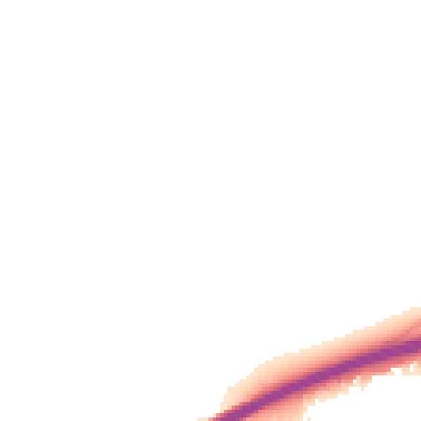 Night-time road noise heatmap for RH10 2AN