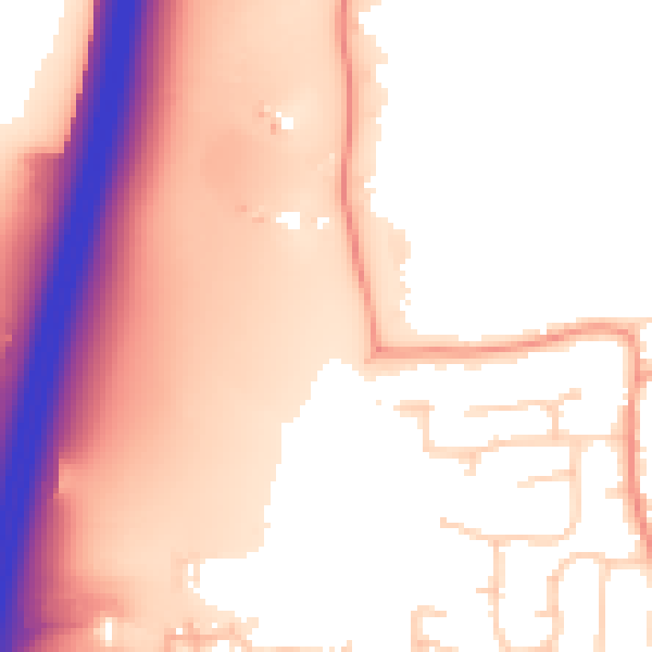 Daytime road noise heatmap for RH10 2AX
