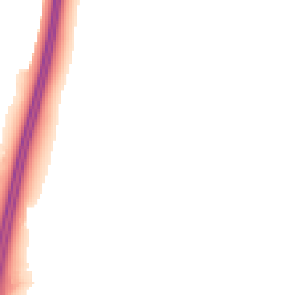 Night-time road noise heatmap for RH10 2AX