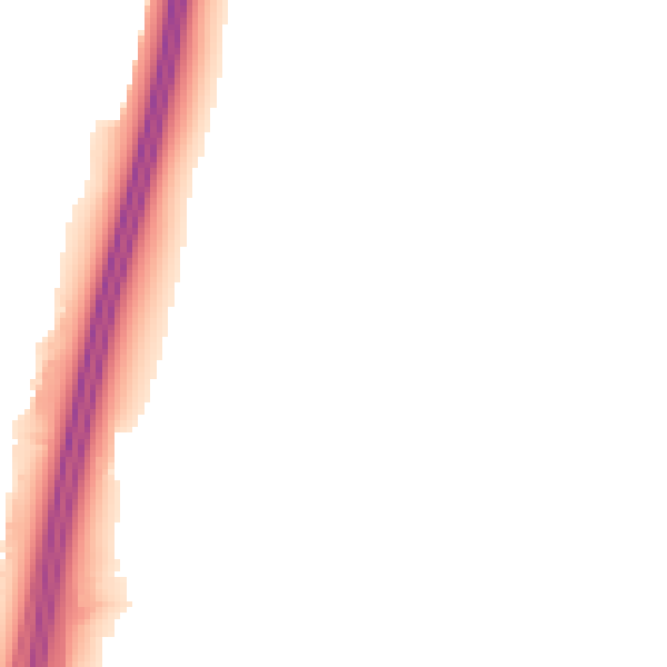 Night-time road noise heatmap for RH10 2AY