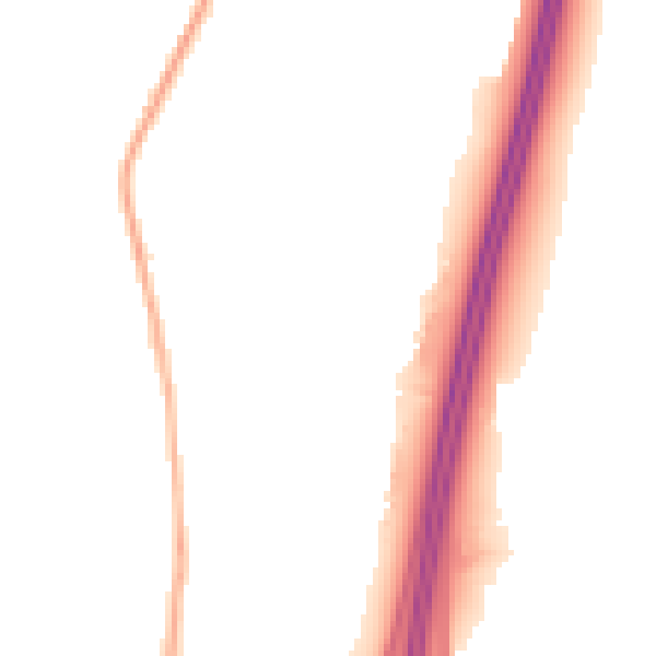 Night-time road noise heatmap for RH10 3FX