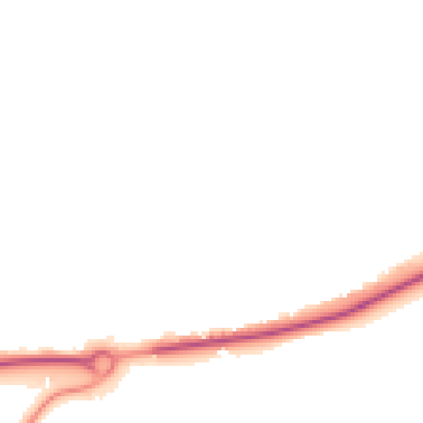 Night-time road noise heatmap for RH10 3QQ