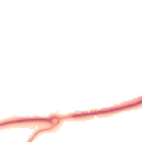 Night-time road noise heatmap for RH10 3RZ