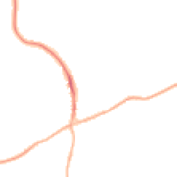 Night-time road noise heatmap for RH10 4AR
