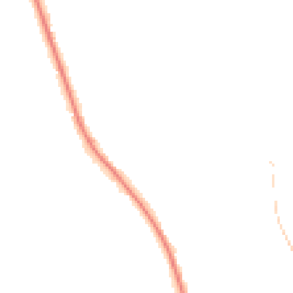 Night-time road noise heatmap for RH10 4HS
