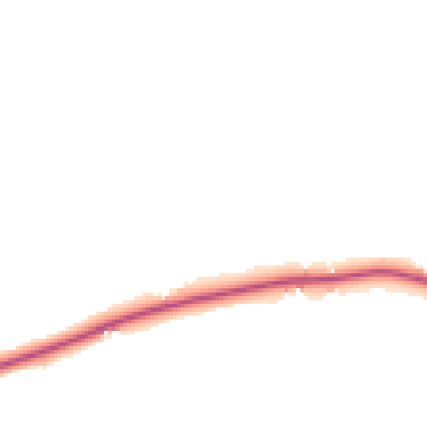 Daytime road noise heatmap for RH10 4QL