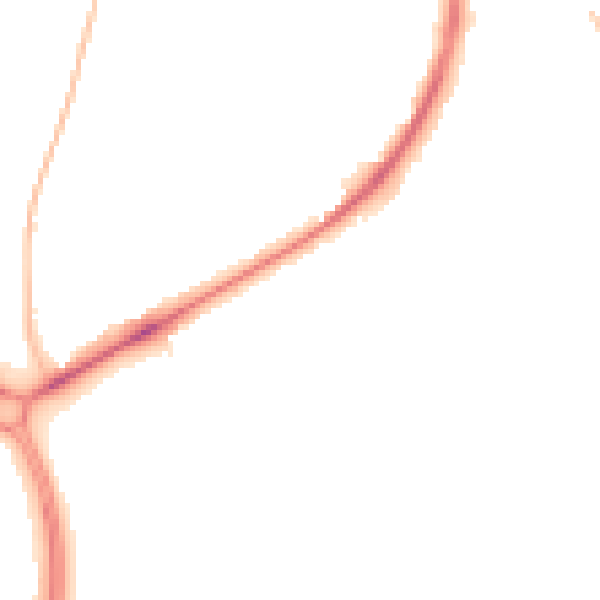 Night-time road noise heatmap for RH10 5AT
