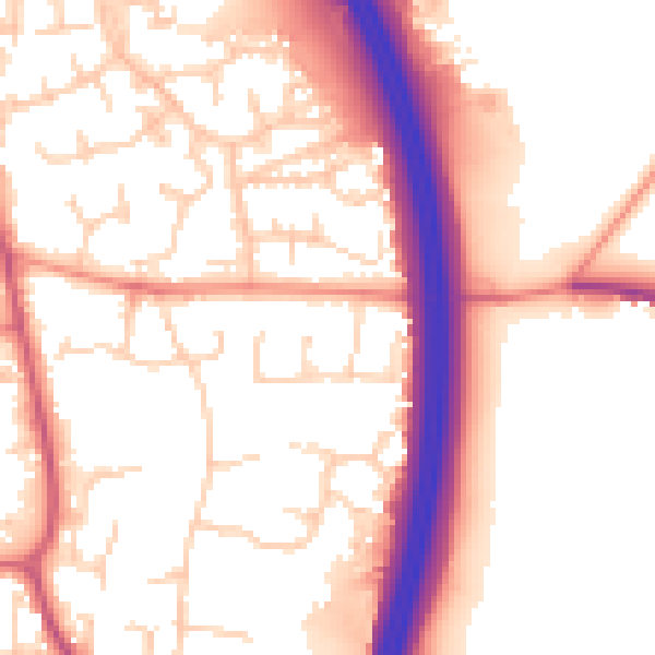 Daytime road noise heatmap for RH10 7FD