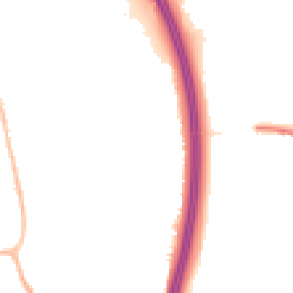 Night-time road noise heatmap for RH10 7FD