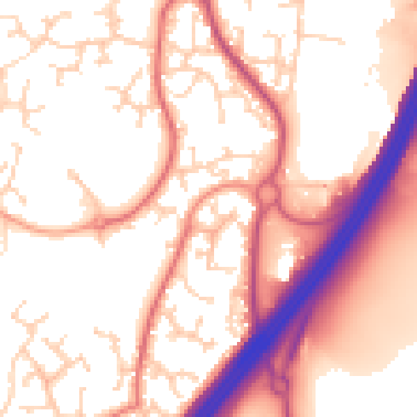Daytime road noise heatmap for RH10 7GE