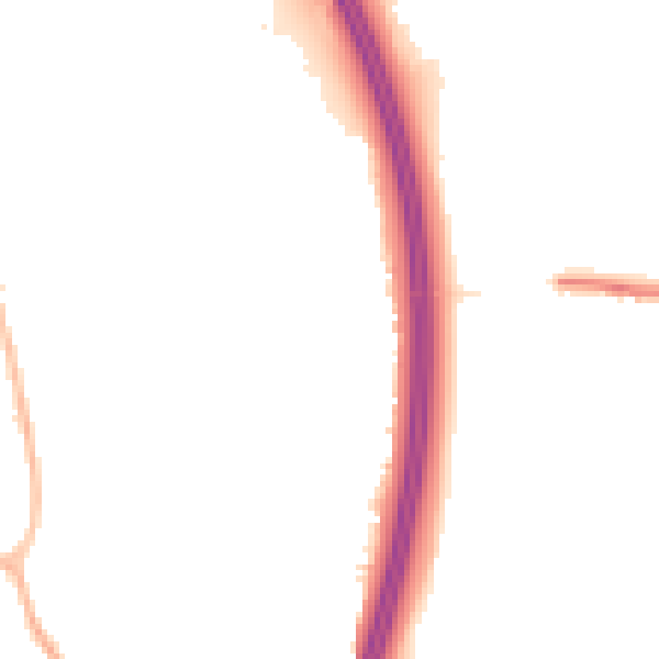 Night-time road noise heatmap for RH10 7GJ