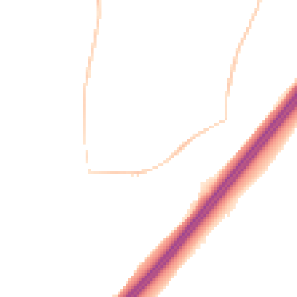 Night-time road noise heatmap for RH10 7JG