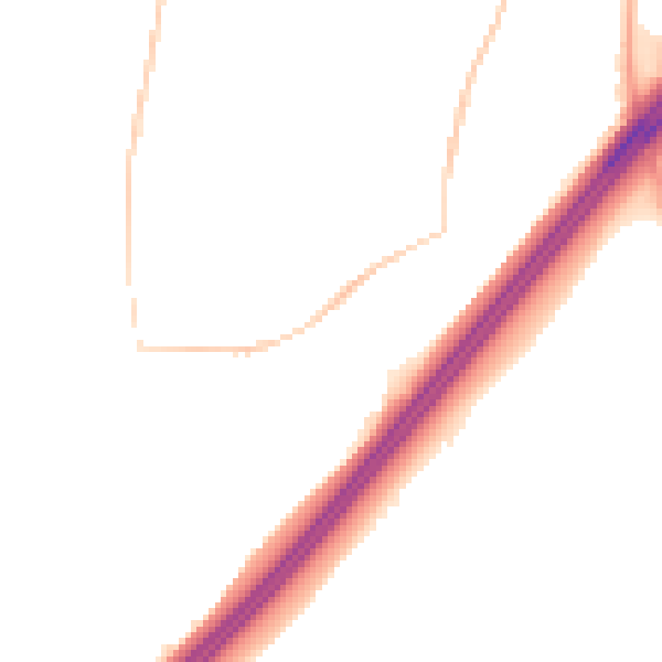 Night-time road noise heatmap for RH10 7LF