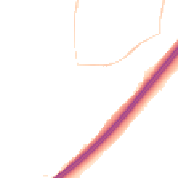 Night-time road noise heatmap for RH10 7LW