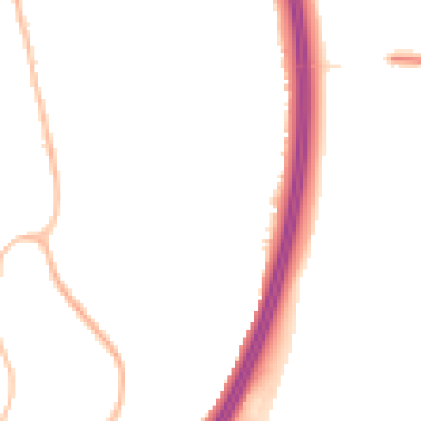 Night-time road noise heatmap for RH10 7RF