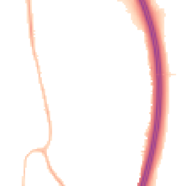Night-time road noise heatmap for RH10 7RP