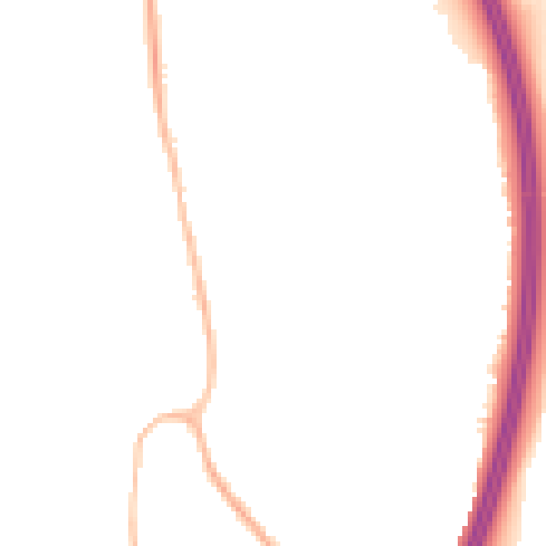 Night-time road noise heatmap for RH10 7RR