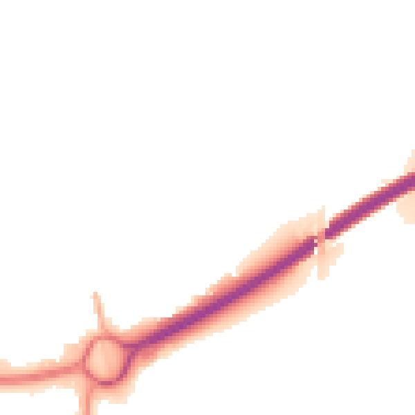 Night-time road noise heatmap for RH10 8AR