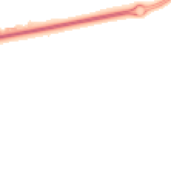 Night-time road noise heatmap for RH10 9SL