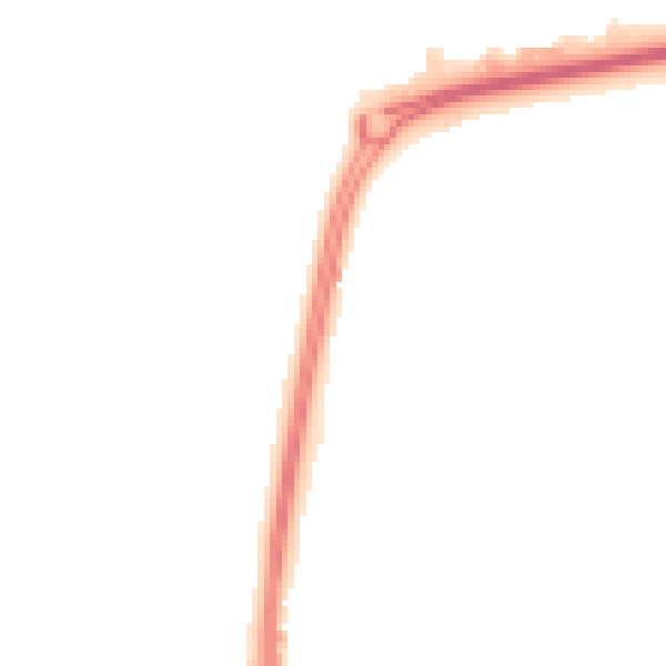 Night-time road noise heatmap for RH10 9SW