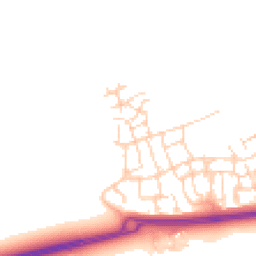 Daytime road noise heatmap for RH12 0AE