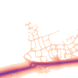 Daytime road noise heatmap for RH12 0AG