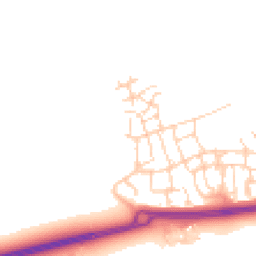Daytime road noise heatmap for RH12 0AH