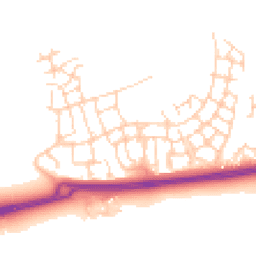 Daytime road noise heatmap for RH12 0AJ