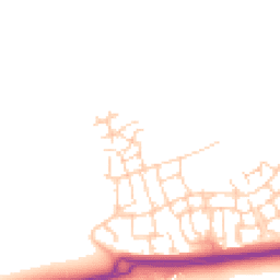 Daytime road noise heatmap for RH12 0AP