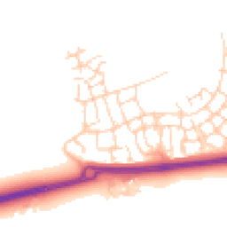 Daytime road noise heatmap for RH12 0AR