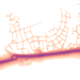 Daytime road noise heatmap for RH12 0AU