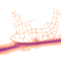 Daytime road noise heatmap for RH12 0AY