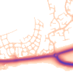 Daytime road noise heatmap for RH12 0BF