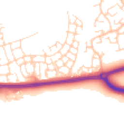 Daytime road noise heatmap for RH12 0BG