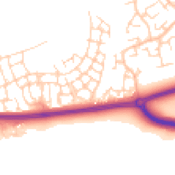 Daytime road noise heatmap for RH12 0BH