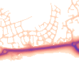 Daytime road noise heatmap for RH12 0BU
