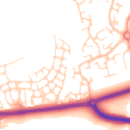 Daytime road noise heatmap for RH12 0BW
