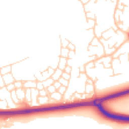 Daytime road noise heatmap for RH12 0BX