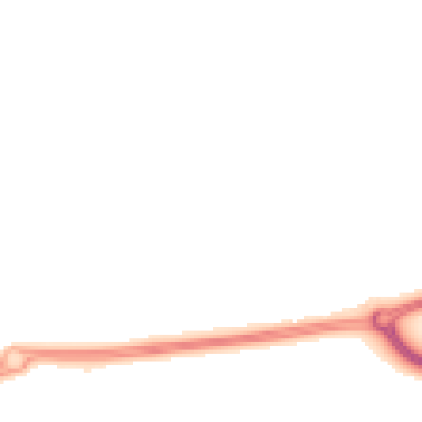 Night-time road noise heatmap for RH12 0DF