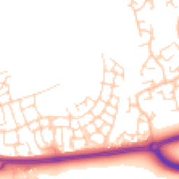 Daytime road noise heatmap for RH12 0DG